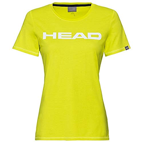 Head Club Lucy W Camisetas, Mujer, Amarillo/Blanco, Large