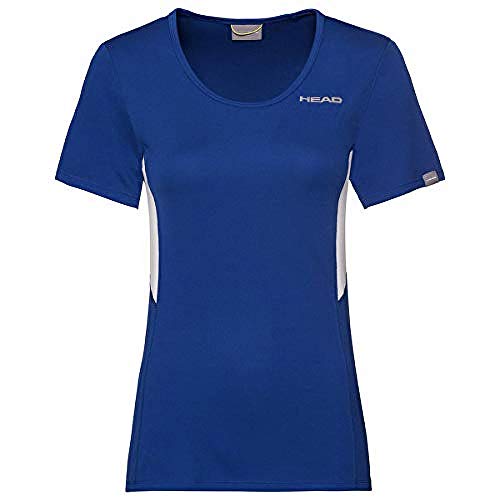 Head Club Tech W - Camiseta para Mujer, Mujer, Camisetas, 814349-RO XL, Azul Cobalto, Extra-Large