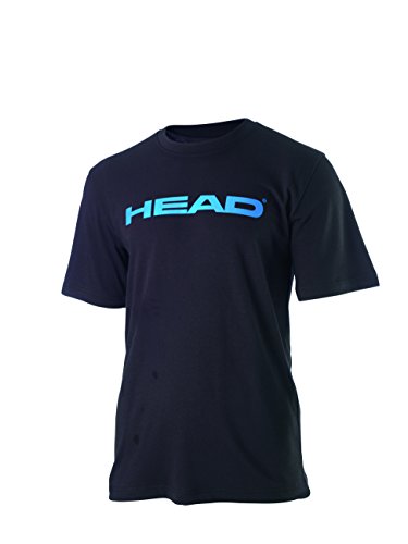 Head Ivan Camiseta, Unisex, Negro/Azul (BKBL), 9-10