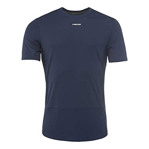 Head Vision Tech T-Shirt Men Camisetas, Hombre, Azul Oscuro, Medium