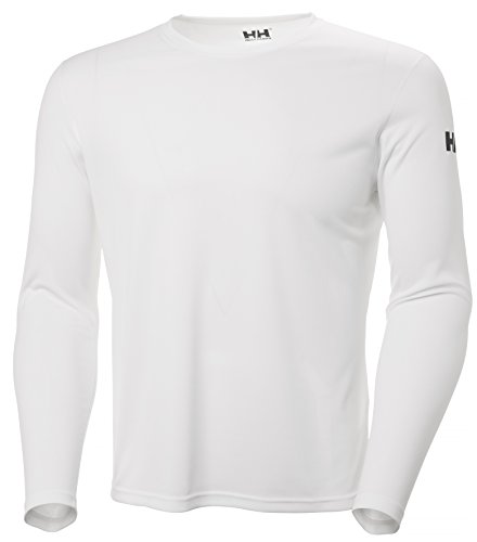 Helly Hansen HH Tech Crew Camiseta, Hombre, Blanco (Blanco 001), Small (Tamaño del Fabricante:S)