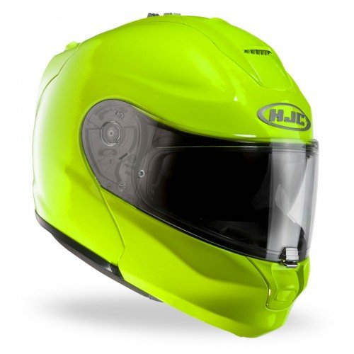 HJC casco Moto Rpha max evo fluorescente, color amarillo, talla XS