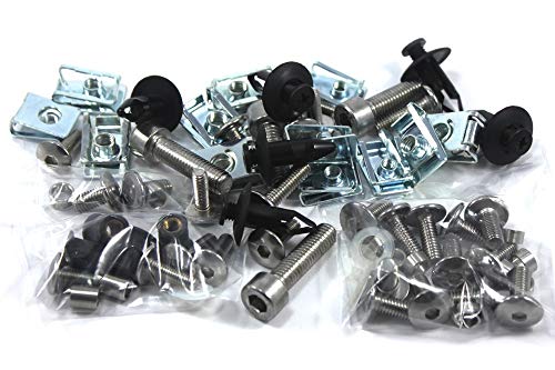 Honda Deauville NT650 1998-2005 Kit completo de carenado de acero inoxidable y pernos de pantalla Honda Deauville NT650 1998-2005 Kit completo de carenado de acero inoxidable y pernos de pantalla