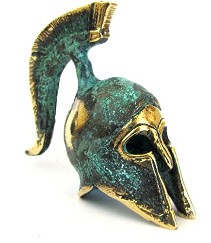 IconsGr Antiguo Museo de Bronce Griego Réplica de Casco Oficial Espartano (387) IconsGr Antiguo Museo de Bronce Griego Réplica de Casco Oficial Espartano (387)