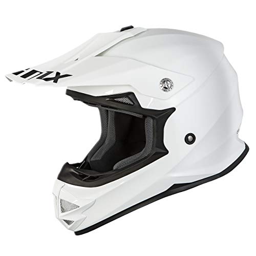 Imx FMX Casco de motocicleta para motocross FMX Enduro Carcasa de policarbonato Almohadillas desmontables para mejillas y forro de casco Ventilación Aprobado por ECE