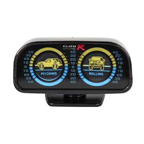 Inclinómetro universal Centeraly para coche con dos indicadores retroiluminados