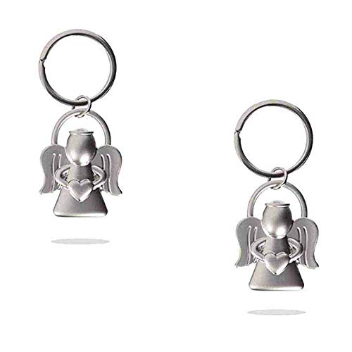 Integrity.1 Llavero de Ángel de la Guarda,2 Piezas Llavero Colgante de Ángel, Llavero de Ángel de Metal,para Carnet de Conducir, Llavero de Pareja, Decoración de Mochila, Regalo Integrity.1 Llavero de Ángel de la Guarda,2 Piezas Llavero Colgante de Ángel, Llavero de Ángel de Metal,para Carnet de Conducir, Llavero de Pareja, Decoración de Mochila, Regalo
