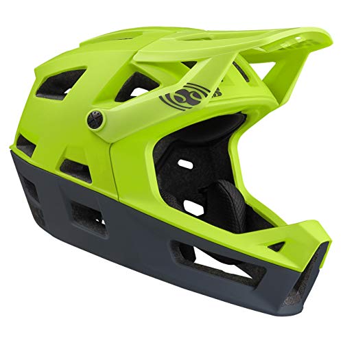 IXS Trigger FF Casco Integral VTT/E-Bike/BMX Adultos Unisex, Lima Green, X-Small