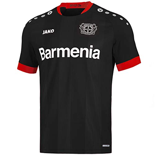 Jako Bayer O4 Leverkusen 2021 - Camiseta de fútbol para hombre, color negro jaspeado, tamaño 4XL