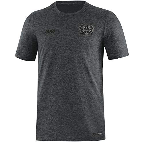 JAKO Camiseta básica para Hombre (Temporada 19/20) del Bayer 04 Leverkusen, Hombre, BA6129I, Gris Antracita, XX-Large