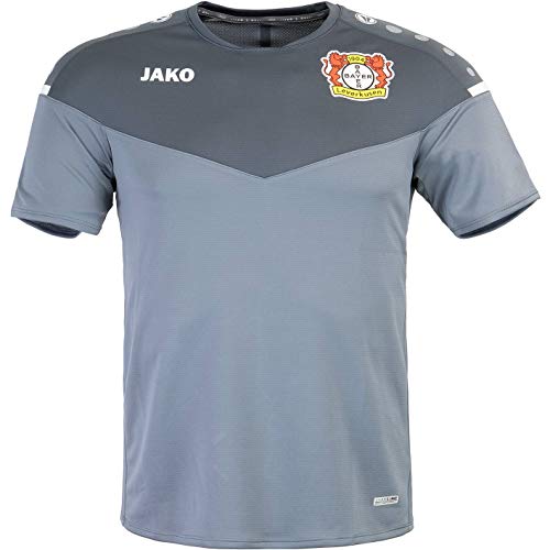 JAKO Camiseta de entrenamiento del Bayer 04 Leverkusen, gris, negro, xx-large