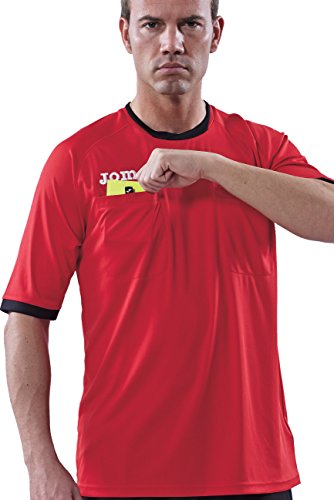 Joma 100011.600 - Camiseta de equipación de Manga Corta para Hombre, Color Rojo, Talla XL