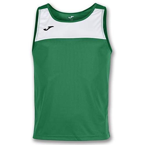 Joma Race Camisetas Caballero, Hombre, Verde/Blanco, M