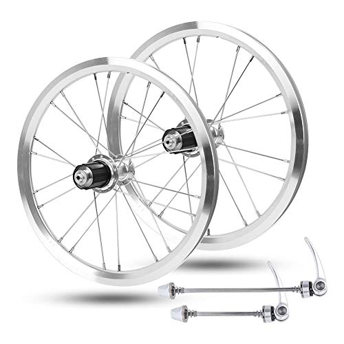 Juego de ruedas de bicicleta Tbest de aleación de aluminio 11 velocidad delantera y trasera bicicleta rueda set V freno variable doble capa cubo rueda bicicleta accesorio