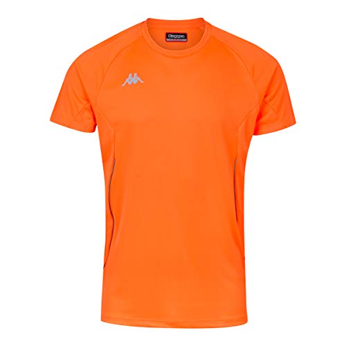 Kappa Fanio Camiseta técnica, Hombre, Naranja Fluor, M
