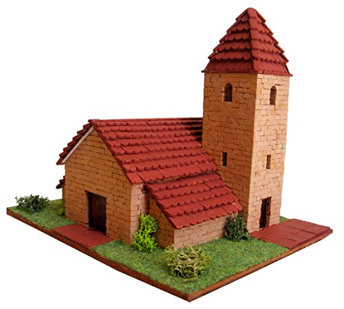 Keranova- Kit de cerámica Iglesia Alpina, Color marrón (30224)
