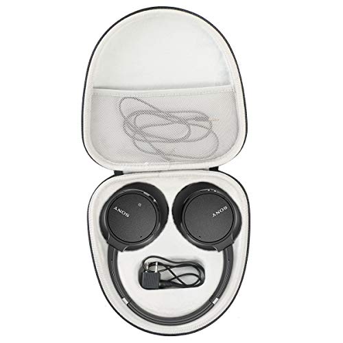 Khanka Duro Viaje Estuche Bolso Funda para Sony WH-CH700N/CH500 Auriculares inalámbricos Noise Cancelling Bluetooth Headphones.(Solo Caja)