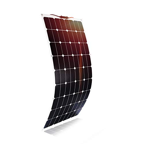 Kingsolar 120W Duradero ETFE Semi Flexible Panel Solar Cargador de batería para automóvil, barco, caravana, etc.