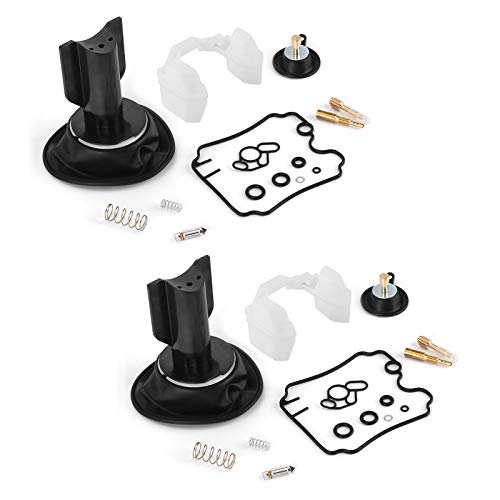 Kit de reparación de carburador de motocicleta, 2 juegos de accesorios de kit de reconstrucción de carburador para Yamaha TDM 850 / TDM 850N / XTZ 750H / XTZ 750R Kit de reparación de carburador de motocicleta, 2 juegos de accesorios de kit de reconstrucción de carburador para Yamaha TDM 850 / TDM 850N / XTZ 750H / XTZ 750R