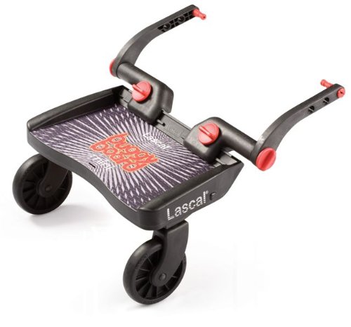 Lascal 2830 - Buggy Board Mini - Tabla con ruedas para carrito, color negro Lascal 2830 - Buggy Board Mini - Tabla con ruedas para carrito, color negro