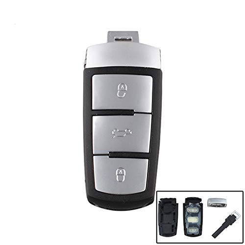 Llave remota inteligente de 3 botones sin llave para VW Passat B6 3C B7 Magotan CC carcasa de llave de coche para 3C0 959752 BA 752 AD Llave remota inteligente de 3 botones sin llave para VW Passat B6 3C B7 Magotan CC carcasa de llave de coche para 3C0 959752 BA 752 AD