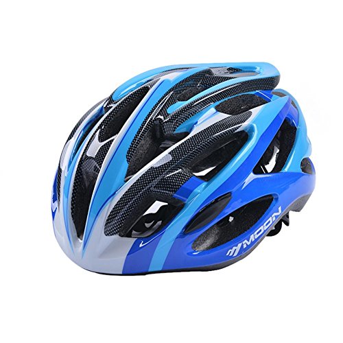 Lmzyan Casco de formación integral casco / carretera, casco de bicicleta de montaña , blue