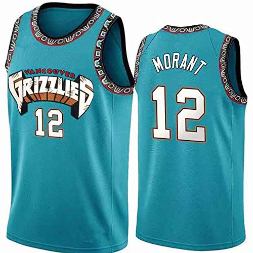 Los Hombres De Camiseta De La NBA Memphis Grizzlies Ja Morant 12 Respirable Cómodo del Chaleco D-XL