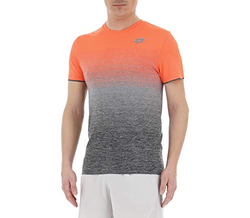 Lotto T1810 Camiseta, Hombre, Naranja (Ora BRG/blk ml), M