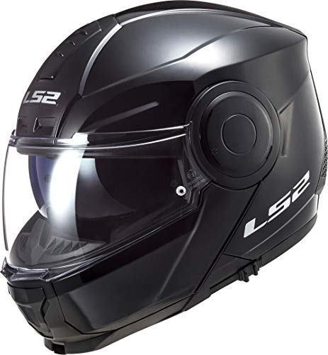 LS2, Casco modular de moto, Scope negro, L