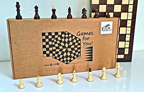 Master of Chess CAPABLANCA ÚNICA - ¡Juego de ajedrez de Madera de 100 Campos! Ajedrez Grande de 16 ", 40x40 cm, 100 Cuadrados para niños y Adultos