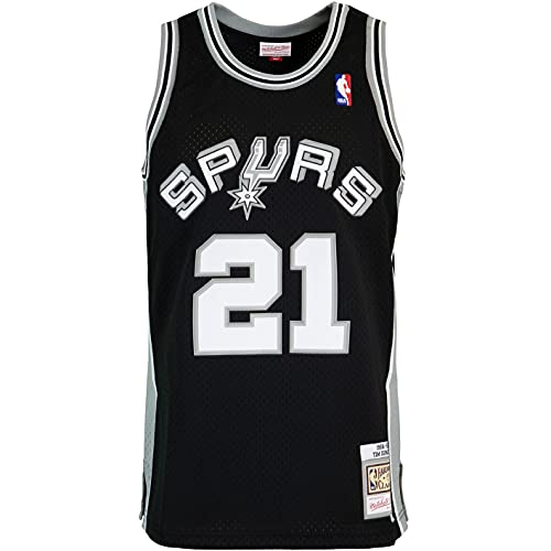 Mitchell & Ness Swingman Tim Duncan San Antonio Spurs 98/99 - Camiseta (talla M), color negro