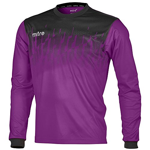 Mitre Command Goalkeeper Camiseta de Fútbol, Unisex Adulto, Púrpura, XS