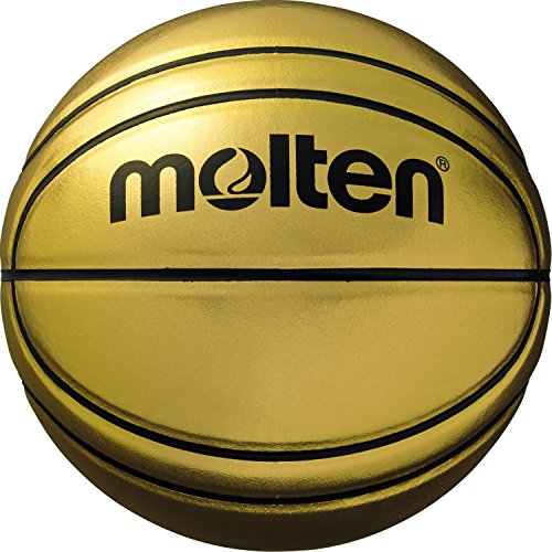 Molten BGSL - Balón de Baloncesto Premium de exhibición, Dorado, Talla 7