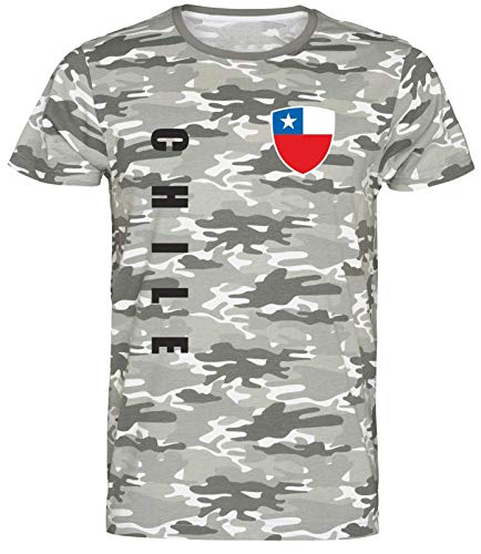Nation Chile Wspa Army - Camiseta de Camuflaje Camuflaje XXL