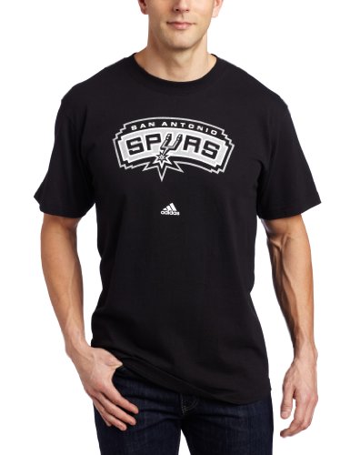 NBA San Antonio Spurs - Camiseta de Manga Corta, Hombre, 2998ASAS7RGC005, Negro, Small