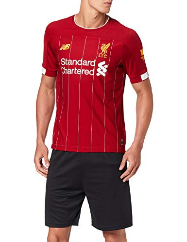 New Balance - Camiseta para Hombre Oficial del Liverpool FC 2019/20, Hombre, S/s Top, MT930000, Rojo, S