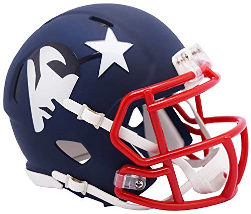 New England Patriots Riddell NFL AMP - Casco (tamaño pequeño)
