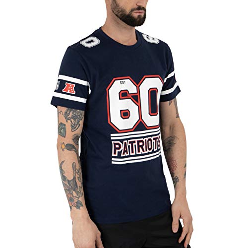 New Era NFL Team Established tee Neepat Osb Camiseta de Manga Corta, Hombre, Blue, L