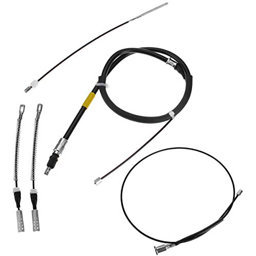 NICOLIE Juego De Línea De Parada De Cable De Freno De Mano para Coche Compatible con Vauxhall Compatible con Opel Compatible con Corsa C