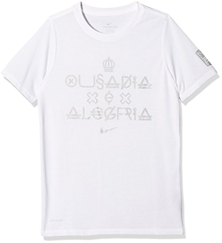 Nike B Nk Dry Tee Verbiage Camiseta de Manga Corta Línea Neymar Jr., Niños, Blanco (White), L