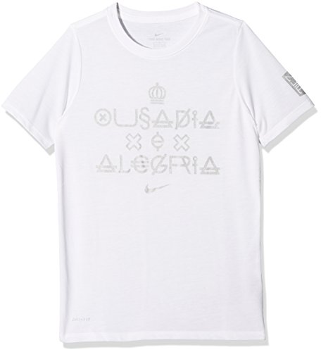 Nike B Nk Dry Tee Verbiage Camiseta de Manga Corta Línea Neymar Jr., Niños, Blanco (White), XS Nike B Nk Dry Tee Verbiage Camiseta de Manga Corta Línea Neymar Jr., Niños, Blanco (White), XS