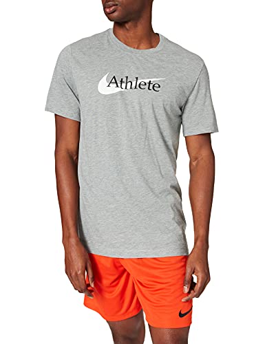 NIKE Dri-FIT, Camiseta Hombre, Dk Grey Heather, L