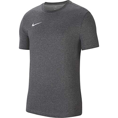 NIKE Dri-FIT Park 20 Camiseta, Hombre, Carbon Heathr/Blanco, XL NIKE Dri-FIT Park 20 Camiseta, Hombre, Carbon Heathr/Blanco, XL