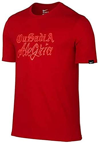 NIKE Hombre Neymar palabrería Camiseta, Hombre, Neymar Verbiage, University Red/University Red, Mediano