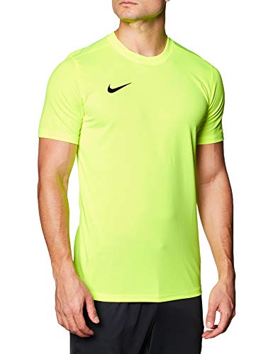 NIKE M Nk Dry Park VII JSY SS Camiseta de Manga Corta, Hombre, Amarillo (Volt/Black), S