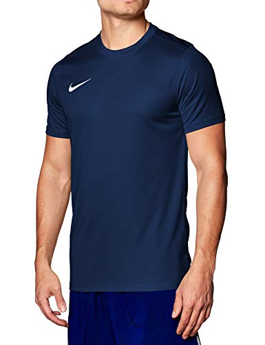 NIKE M Nk Dry Park VII JSY SS Camiseta de Manga Corta, Hombre, Azul (Midnight Navy/White), L NIKE M Nk Dry Park VII JSY SS Camiseta de Manga Corta, Hombre, Azul (Midnight Navy/White), L