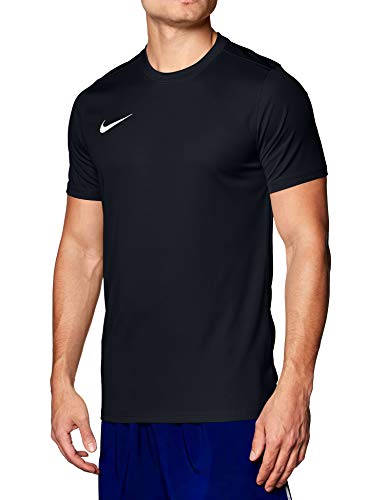 NIKE M Nk Dry Park VII JSY SS Camiseta de Manga Corta, Hombre, Negro (Black/White), XL