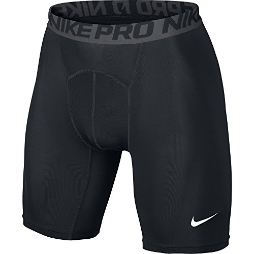 Nike Pro 6" - Pantalón corto para hombre, color Negro (Black/Dark Grey/White), talla S