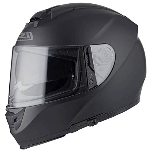 NZI Eurus 2 - Casco de Moto Integral (XXL (63-64cm), Negro Mate) NZI Eurus 2 - Casco de Moto Integral (XXL (63-64cm), Negro Mate)
