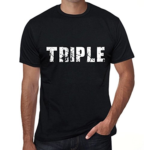 One in the City Triple Hombre Camiseta Negro Regalo De Cumpleaños 00546